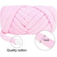 thumbnail image 5 of 1 Pcs Chunky Cotton Yarn for Arm Knitting Crochet Super Saver Jumbo Giant Bulky Premier Yarn for Making Pets House Blanket, 5 of 6