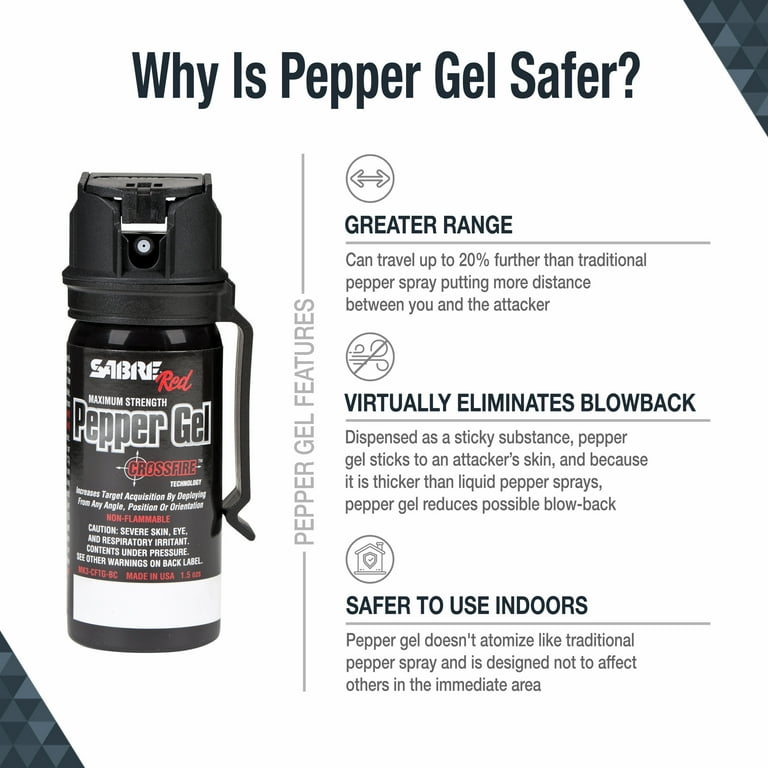 Pepper Enforcement® Fogger Pepper Spray – 4 oz. Flip-Top
