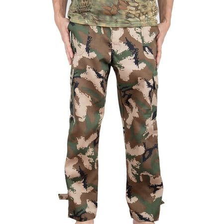 SAYFUT Men's Cargo Pants Military Style Tactical Camo BDU Big and Tall Pant