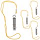thumbnail image 1 of 4Pcs Stainless Steel Whistles for Sports Use Silver Color Compact and Reliable, 1 of 4
