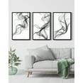 thumbnail image 5 of Drsoum Modern Abstract Wall Art 16x24in3pcs Black Framed Minimalism Print Artwork for Bedroom living room Dining room Hallway, 5 of 7