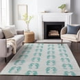 thumbnail image 6 of Addison Rugs Mayfield Washable Coastal Seahorses Aqua Rectangle Rug, 9' x 12', 6 of 6