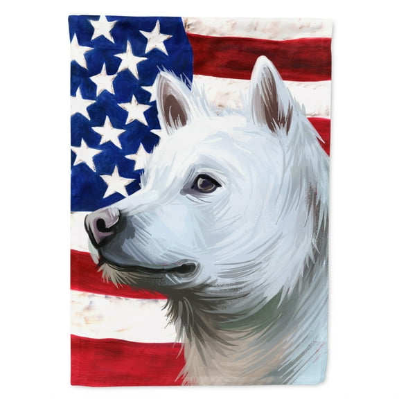 Carolines Treasures CK6593CHF Kishu Ken American Canvas House Size outdoor-flags, Multicolor