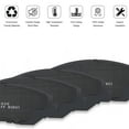 thumbnail image 5 of Brake Pads, STP1390 4 Pcs Ceramic Front Disc Brake Pads Set with Steel Hardware Kits, 5 of 9