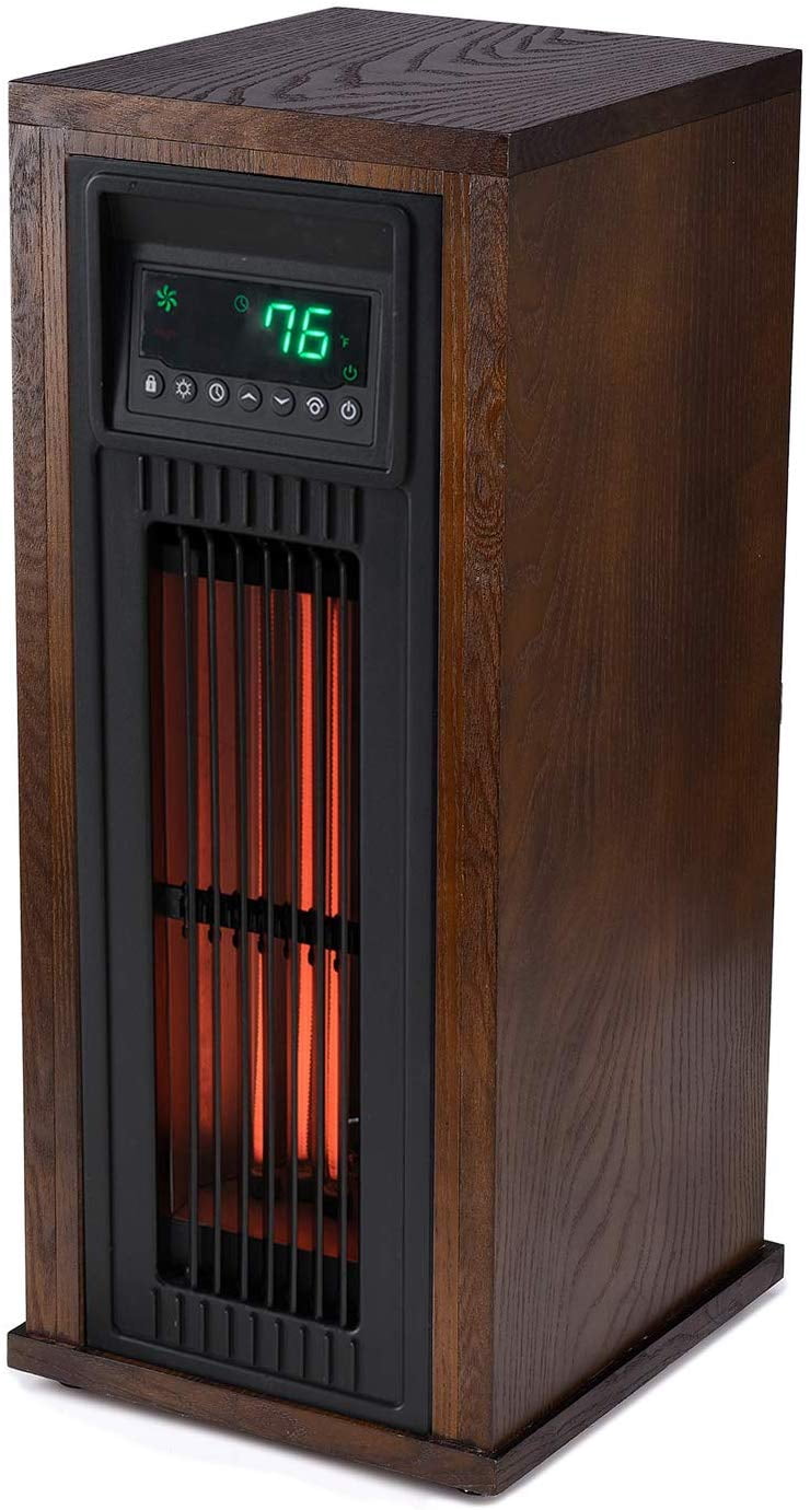 LifeSmart LifePro 1500W Portable 23 Infrared Quartz Tower Space Heater -  Walmart.com