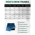thumbnail image 6 of APTRO Mens Swim Trunks With 2 in 1 Compression Liner 5.5"Board Shorts Quick Dry Swimming Bathing Suit Summer Beach Shorts Gradient Dark Blue MK172, 6 of 7