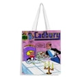 thumbnail image 1 of Richie Rich Bolso de tela con estampado de lienzo para mujer, bolsa de compras reutilizable y estética, con cremallera interior, regalo para mujer,40*45cm., 1 of 6