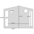 thumbnail image 3 of Support Plus Walker Tray Table - Mobility Table Tray for Walker, Non Slip Walker Tray Mat, Walker Accessories Mat, Cup Holder for Walker (21"x16") - Gray, 3 of 5