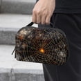 thumbnail image 2 of Spider Web Digital Pouch with Oxford Fabric, Waterproof Electronic Organizer Travel Case, Cord and Cable Organizer, Canvas Storage Box Small, Hard Drive Bags Included - 5.9x9.44x3.14 in, 2 of 6