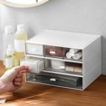 thumbnail image 2 of fastboy Drawer Cosmetic Organizer Plastic Makeup Storage Box Lipsticks Holder Desktop Sundry Case, Singe Compartment, 2 of 8