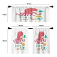 thumbnail image 4 of LALILO Kitchen Curtains and Valances Set of 3 36" Cartoon Window Treatment Tiers for Window Decor, 4 of 5