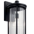 thumbnail image 3 of Kichler 59024 Barras 20" Tall Outdoor Wall Sconce - Black, 3 of 5