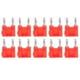 thumbnail image 2 of 2 Way Banana Plug, Strong Connectivity Dual Banana Plug  Conductivity  For Inverters Red,Black, 2 of 8