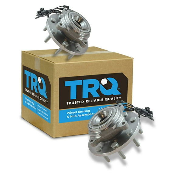 TRQ Front Wheel Bearing & Hub Assemblies LH & RH Side Set Pair for Dodge Ram New BHA53815