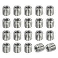 thumbnail image 1 of Unique Bargains Adaptateurs de Filetage Manchon Écrou Réducteur M8x1.25 Mâle à M4x0.7 Femelle pour Réparer Écrou Vis Réducteur 8mm 20 Pcs, 1 of 5