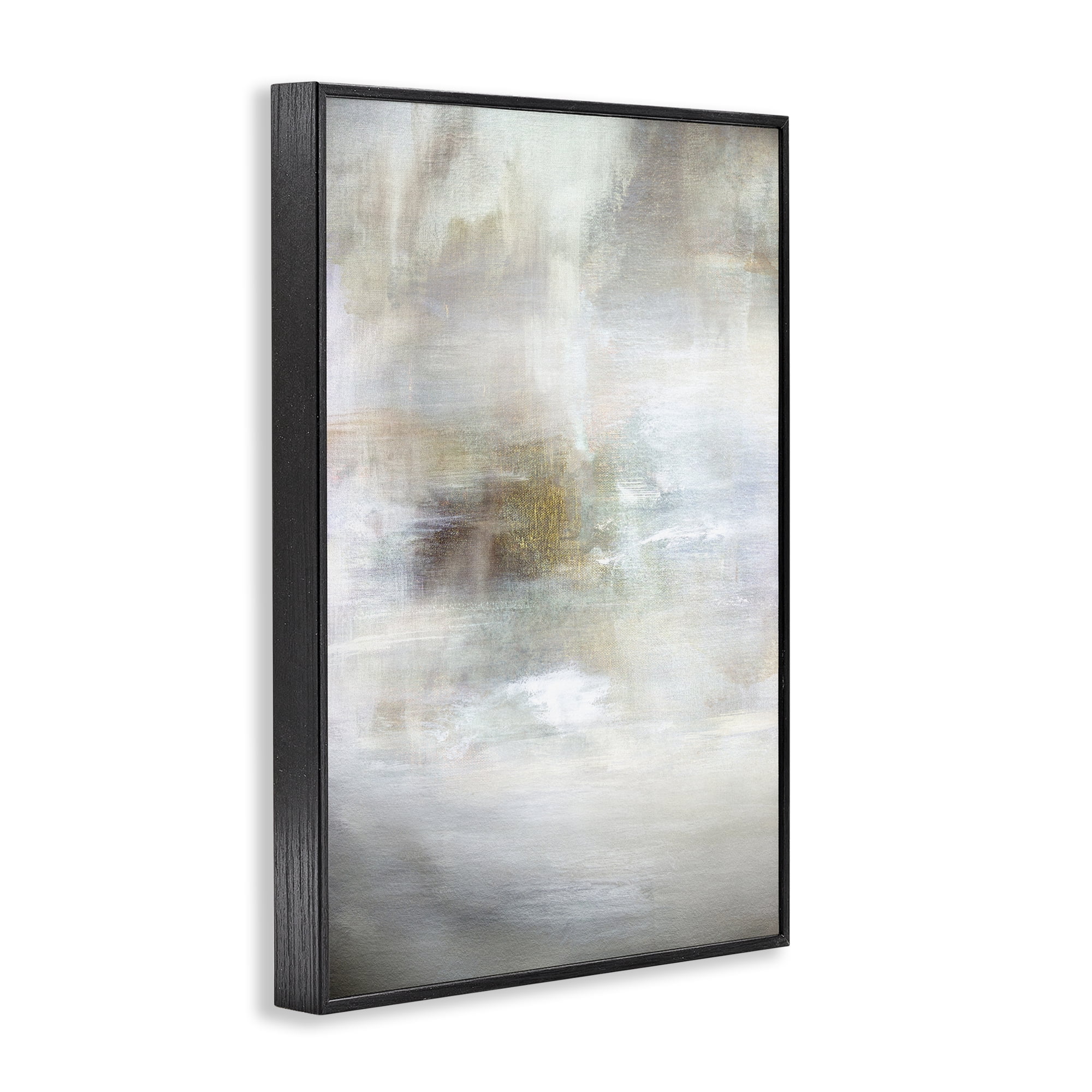 Stupell Industries Soft Haze of Subtle Light Black Framed Giclee Art, design by Hope Bainbridge