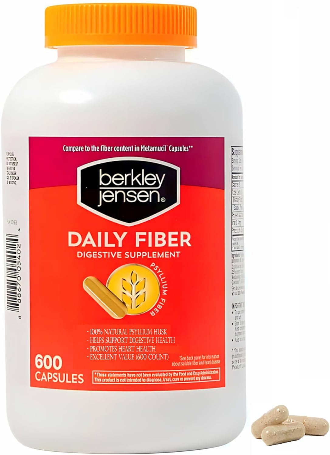 3 bottles of Skinny Fiber (360 Capsules) - Walmart.com