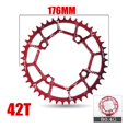 thumbnail image 3 of Bicycle Chainring 104BCD Guide-Anneau de Vélo 104BCD Roue de Vélo 104BCD Pièces de Bague de Chaîne Ronde Rouge 42T, 3 of 9