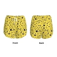 thumbnail image 5 of Lsque Blue Spots Printed Women's Running Shorts with Liner Pockets,Elastic Quick Dry Workout Athletic Gym Yoga Shorts,Womens High Waist Shorts-Large, 5 of 9