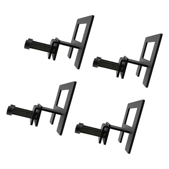 Sinyiin 4Pcs Universal Bed Frame Fastener Set Metal Brackets Nonslip Quick Assembly