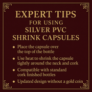 LD Carlson Silver PVC Shrink Capsules (Case Of 8,000)