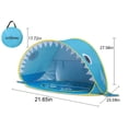 thumbnail image 2 of Portable Sun Shade Kid Sun Protection Tent UV-Blocking Canopy with Carry Bag for Beach, Backyard, 2 of 6