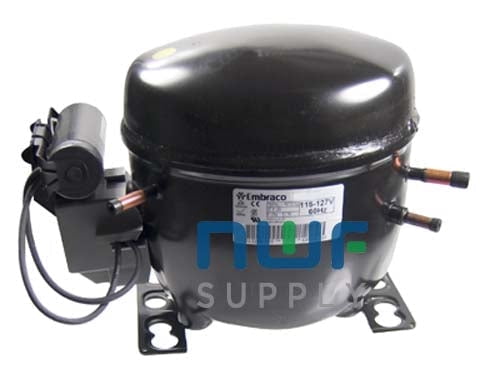 Whirlpool W10309994 Embraco Replacement Refrigeration Compressor R-134A 1/3 HP