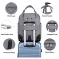 thumbnail image 5 of MIUSSE Underseat Carry on Luggage 16 Inch Soft Sided Luggage with Wheels and TSA Lock Airline Approved Small Suitcase for Men Women, 5 of 7