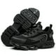 thumbnail image 5 of Botón Giratorio Zapatos Seguridad Acero para Hombres Mujeres (44) Negros, 5 of 9