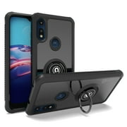 CoverON Motorola Moto E (2020) Case with Magnetic Car Mount Compatible Ring Holder Kickstand Phone Cover - Dynamic Series