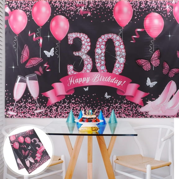 Masteelf  Party Decorations Scene Layout Prop Birthday Banner