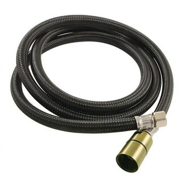 Kingston Brass  Nyloom Kitchen Faucet Spray Hose - Matte Black & Antique Brass