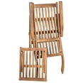 thumbnail image 6 of SAFAVIEH Outdoor Collection Palmdale Lounge Chair Natural/Navy, 6 of 8