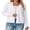 03-White, variant on Womens Cardigan Open Front Button Down Long Sleeve Knit Sweater Top Lightweight Casual Layering Cardigan Oatmeal M