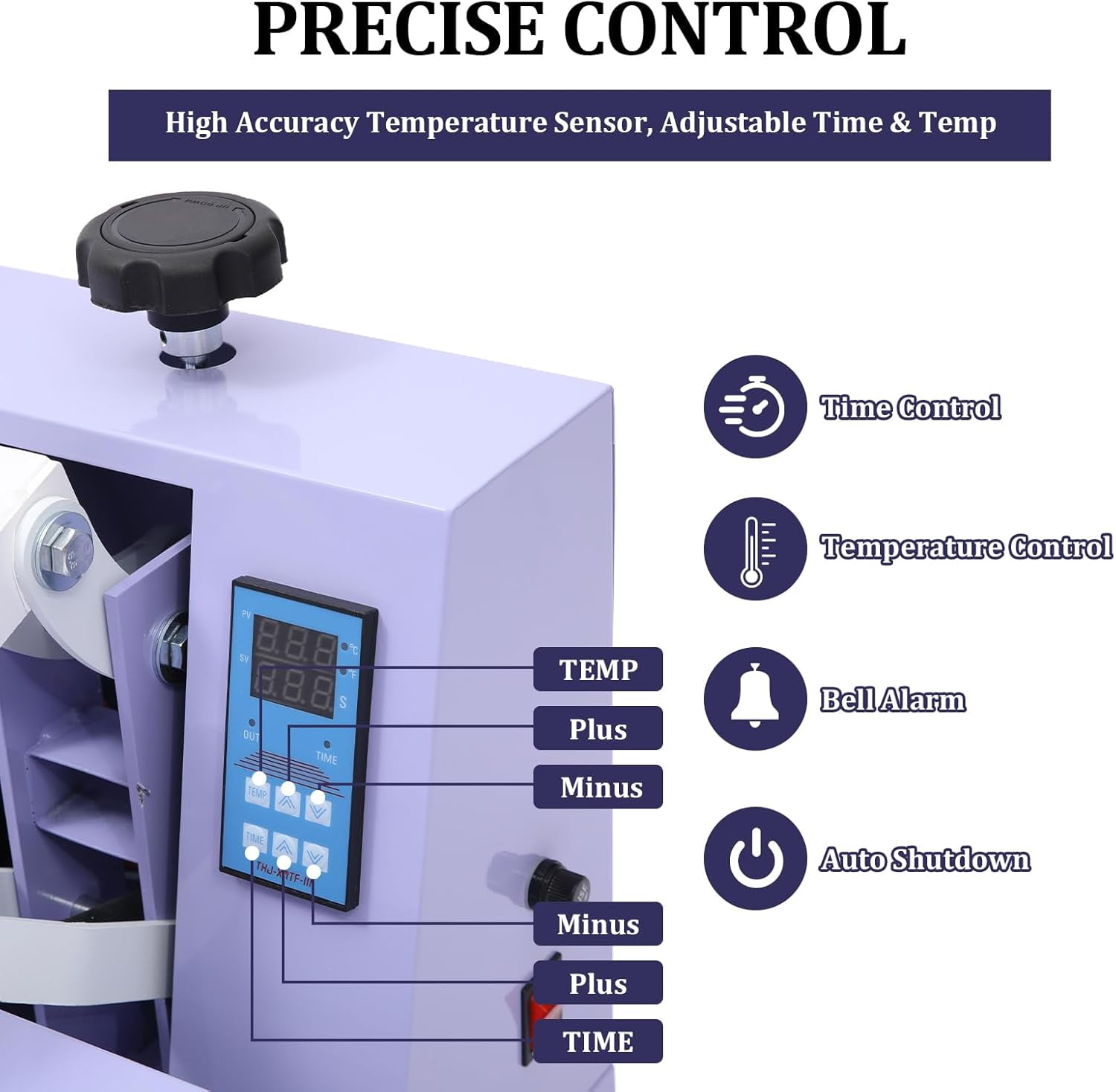 Heat Press Machine for T-Shirts, 16" x 20" Digital Industrial Sublimation Printer, Fast Heating, Digital Sublimation Printer High Pressure Heat Press Machine for Clothes Canvas Bags Pillows Placemats