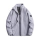 thumbnail image 1 of pstuiky manga larga para hombre, Chaqueta con capucha y cremallera de cuello alto y manga larga de color liso para hombre camisetas de hombre xxxl, 1 of 8