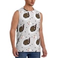 thumbnail image 2 of Fotbe Cute Swan Men's Camiseta sin Mangas Estampada para Hombres, Playera Casual para Gimnasio, Entrenamiento, Playa-3X-Large, 2 of 7