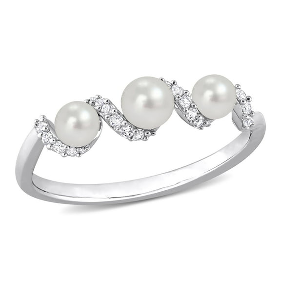 Everly Women's Cultured Pearl Sterling Silver Ring