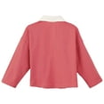 thumbnail image 3 of Conti Kids Toddler Girls Long Sleeve Polo T-Shirt Deep Pink 3-4 Years, 3 of 5