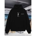 thumbnail image 2 of KUCLU Marcas de lujo Sudaderas con capucha para jóvenes Suéteres con gráficos Nueva moda Sudaderas Atuendo para mujer Ropa deportiva de talla grande para mujer, 2 of 5