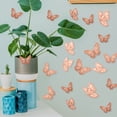thumbnail image 3 of 20 mariposas decorativas 3D para pared, decoración de mariposas DIY, calcomanías de mariposas, 3 of 6