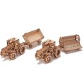 thumbnail image 1 of Wood Trick Tractor Trailers 3D Wooden Puzzle 153 Piece Kids Model Kit, 1 of 8