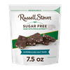RUSSELL STOVER Sugar Free Dark Chocolate Almond & Sea Salt Bark, 7.5 oz bag (≈ 24 pieces)