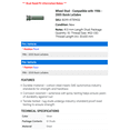 thumbnail image 2 of Wheel Stud - Compatible with 1986 - 2005 Buick LeSabre 1987 1988 1989 1990 1991 1992 1993 1994 1995 1996 1997 1998 1999 2000 2001 2002 2003 2004, 2 of 2