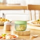 thumbnail image 5 of Frascos de vidrio apilables con tapa, herméticos y sellados, ideales para almacenar refrigerios, frutas secas y alimentos, porciones transparentes con tapa., 5 of 6