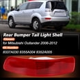 thumbnail image 2 of Carcasa de Luz Trasera del Parachoques Única Bargains Reflector Inferior No.8337A030 para Mitsubishi Outlander 2006-2012 Rojo 1 Pc Trasero Derecho Impermeable, 2 of 6