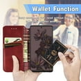 thumbnail image 3 of Dteck for Google Pixel 7 Pro Wallet Case, Slim Magnetic Flip Cover Faux Leather with Card Holder Slot Thin Kickstand for Google Pixel 7 Pro 6.7 inch 2022,Red, 3 of 4
