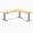 Bamboo / Space Gray, variant on Desky Bamboo L-Shape Sit Stand Desk - Dark Bamboo / 72 X 30 X 70 X 24 Inches / Space Gray