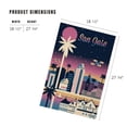 thumbnail image 2 of Lantern Press 1000 Piece Jigsaw Puzzle, San Jose, California, Retro Skyline Chromatic Series, 2 of 5