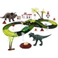 thumbnail image 1 of Dinosaur Toys Zulema Pista de carreras de juguetes de dinosaurios flexible 156 piezas, 1 of 8